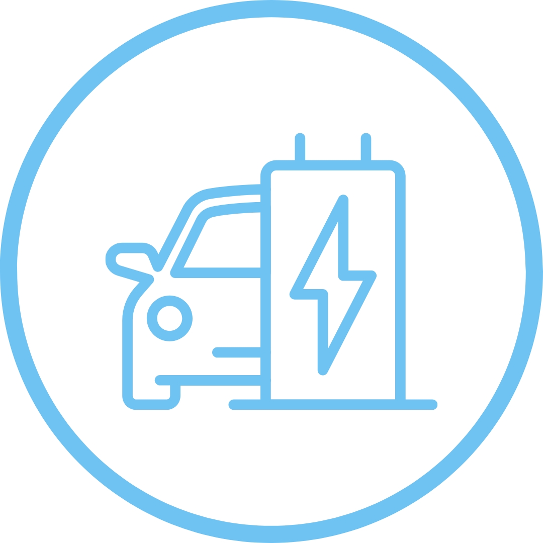 Borne de recharge électrique