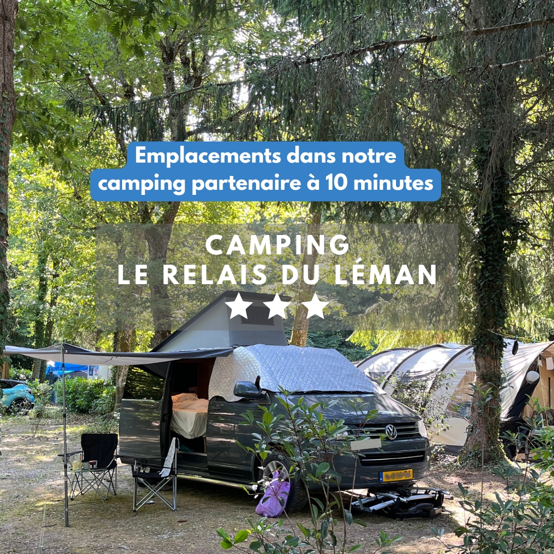 Les emplacements (camping le Relais du Léman)